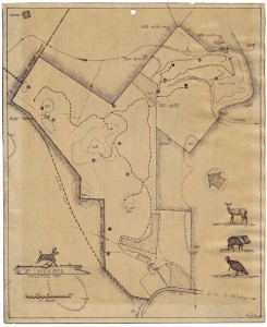 Plat map of the original ranch